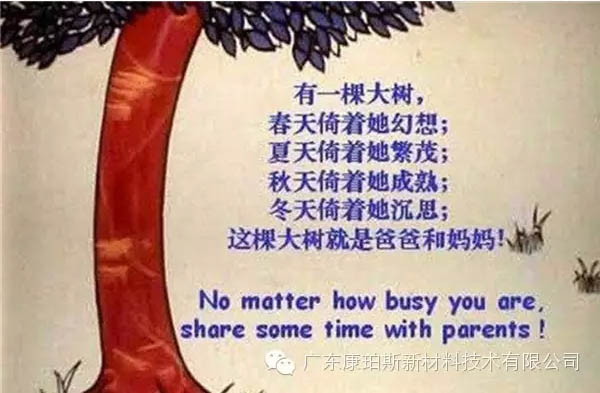 樹就是我們的父母！請(qǐng)愛(ài)護(hù)你們身邊的這棵樹！